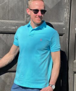 Polo Ralph Lauren pique - French Turquoise