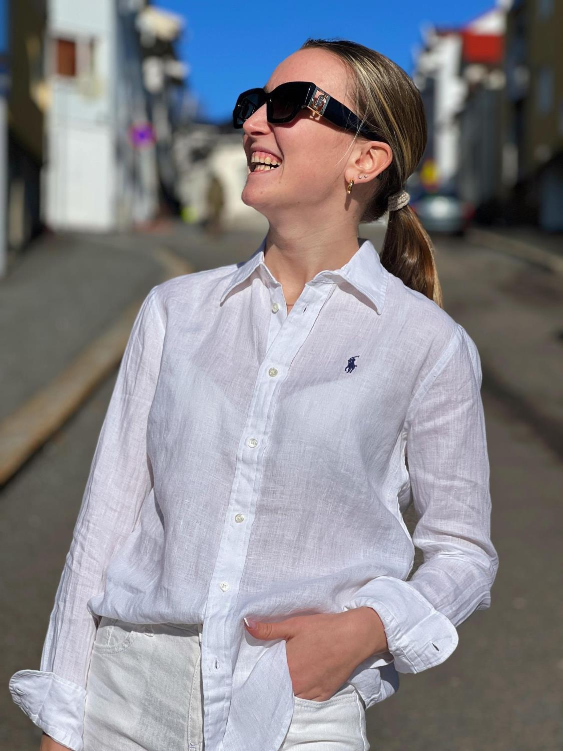 Polo Ralph Lauren Linen shirt Relaxed Fit - White