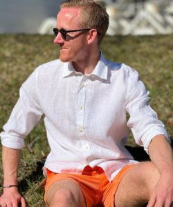Stenströms Linen shirt slimline - 774721 7970 000