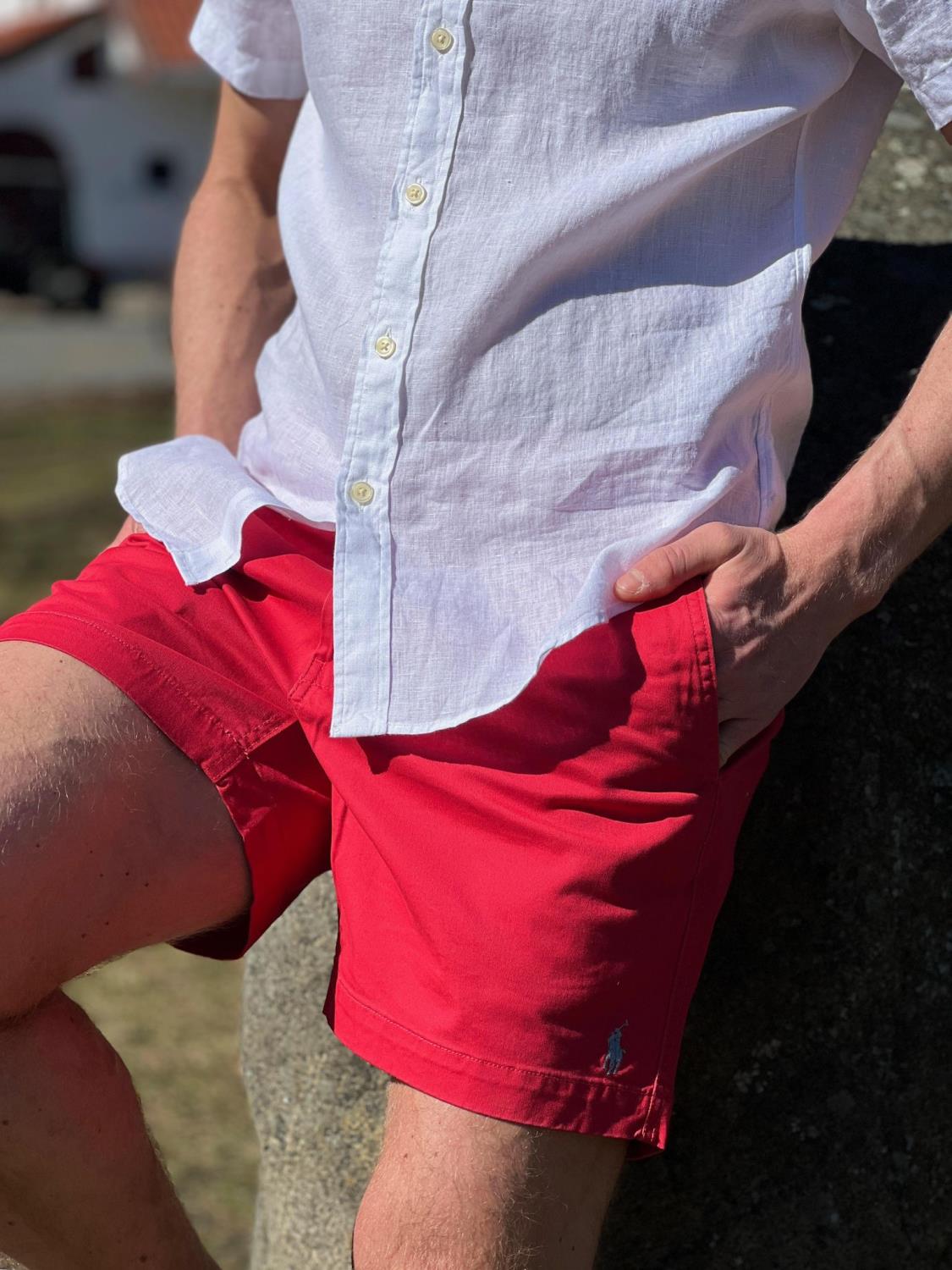 Polo Ralph Lauren Stretch Classic Fit shorts - Starboard Red