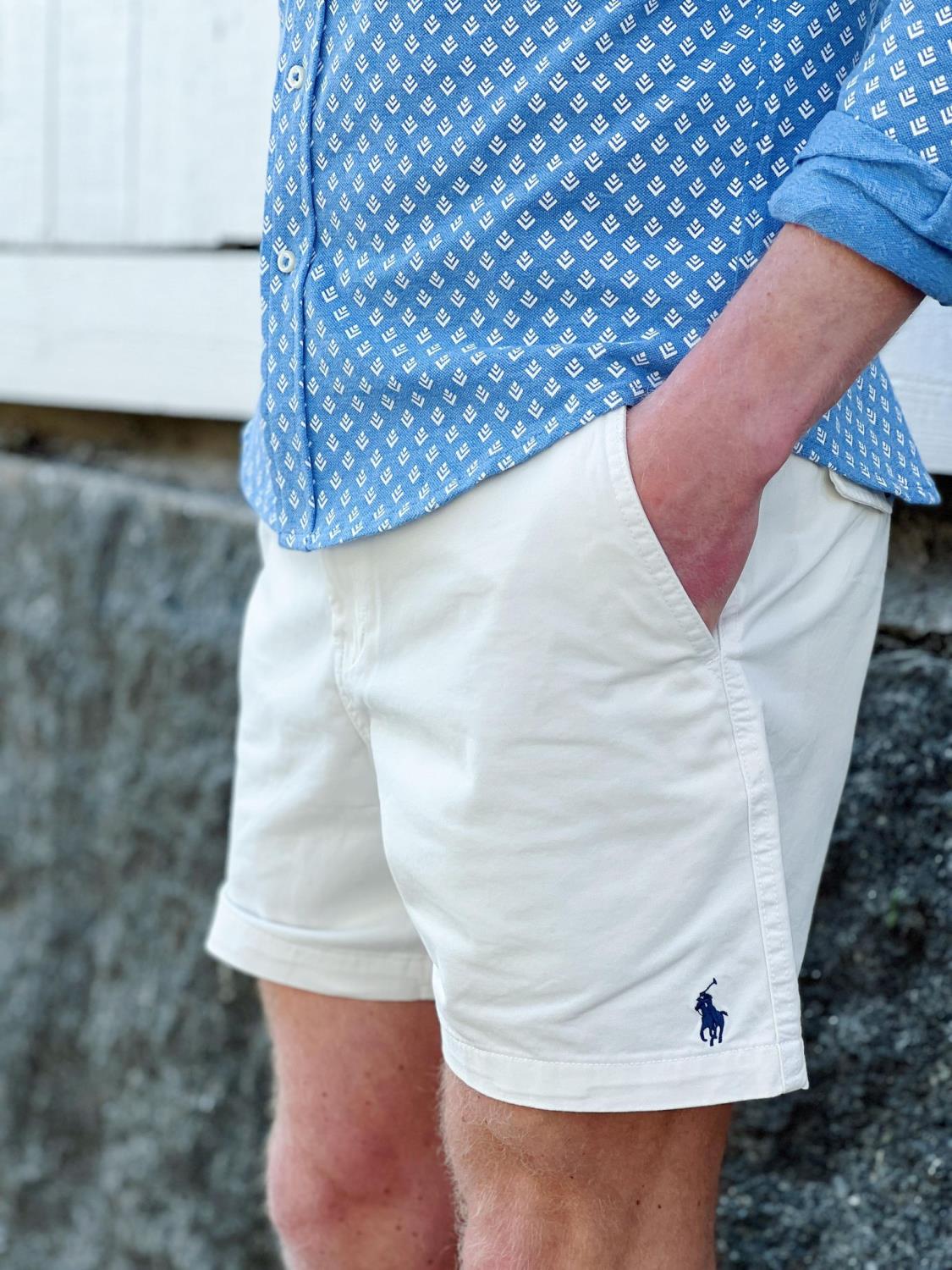 Polo Ralph Lauren Stretch Classic Fit shorts - Deckwash White