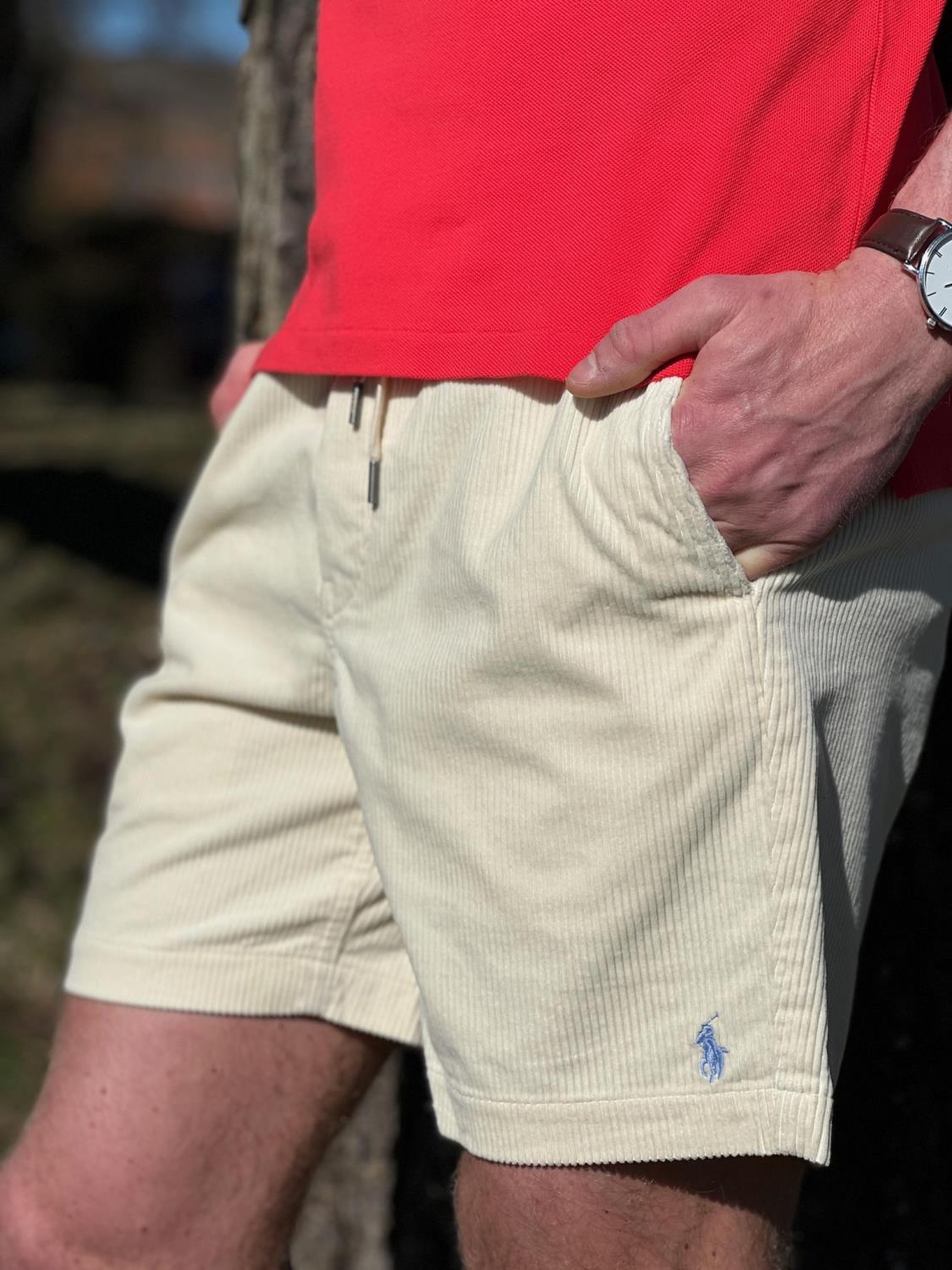 Polo Ralph Lauren Cord shorts - Guide Cream