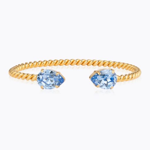 Caroline Svedbom Mini Drop bracelet Gold Light Sapphire