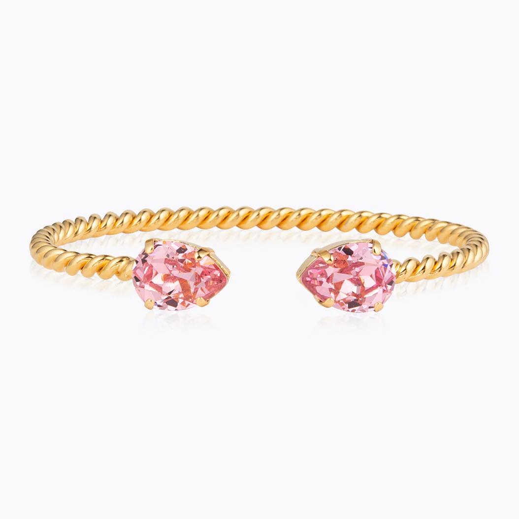 Caroline Svedbom Mini Drop bracelet Gold Light Rose