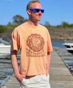 Holzweiler M. Wings Surf tee - Lt. Orange