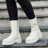Jim Rickey Logan Nubuck boots - Mozzarella