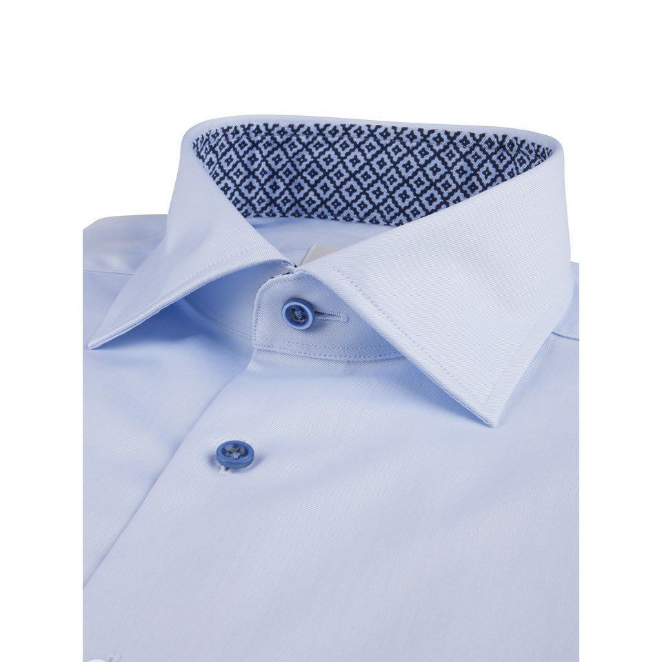 Stenströms Contrast shirt fitted body - 684751 0518 100