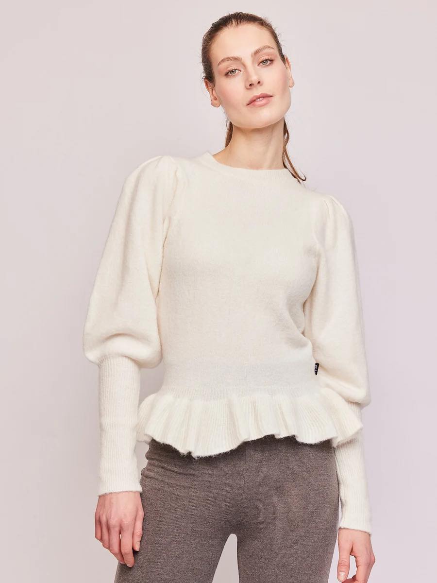 Ella&il Nala Alpaca sweater - Ivory