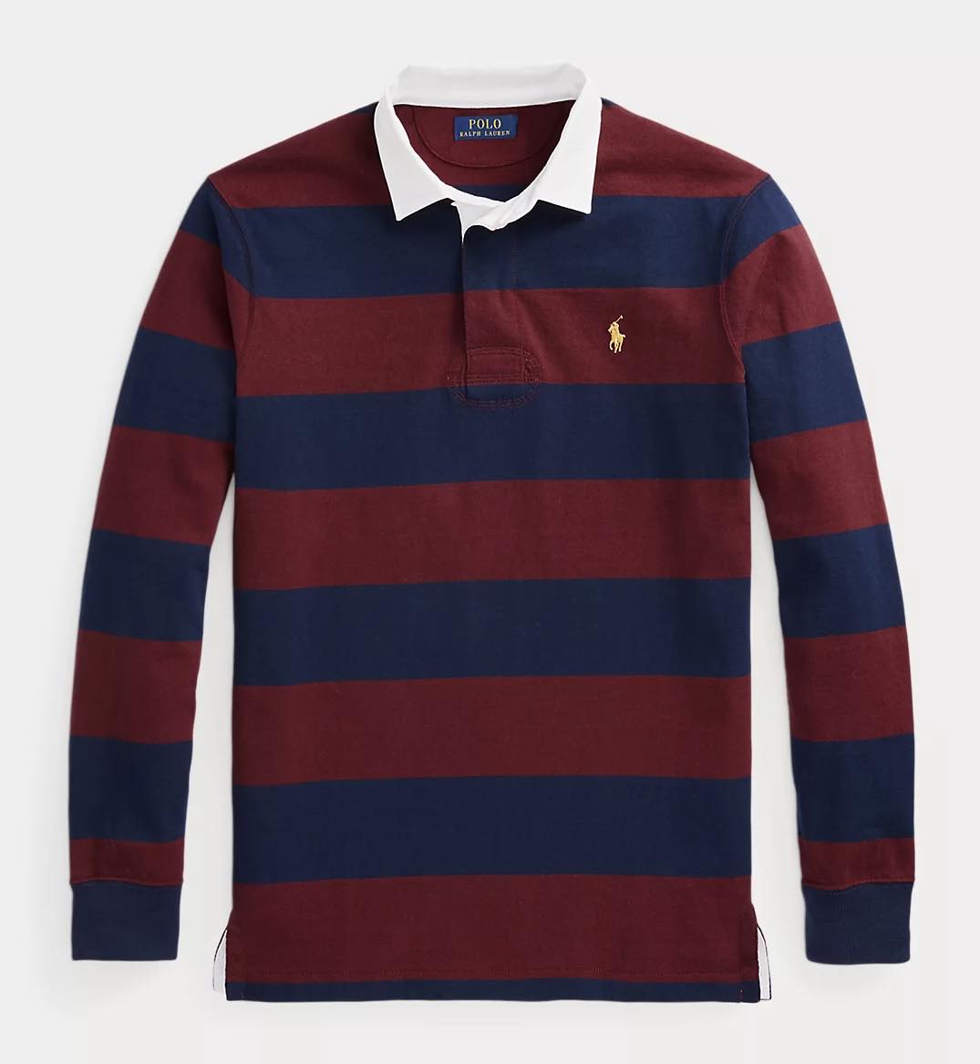 Polo Ralph Lauren Longsleeve Rugby - Cruise Navy/Classic Wine