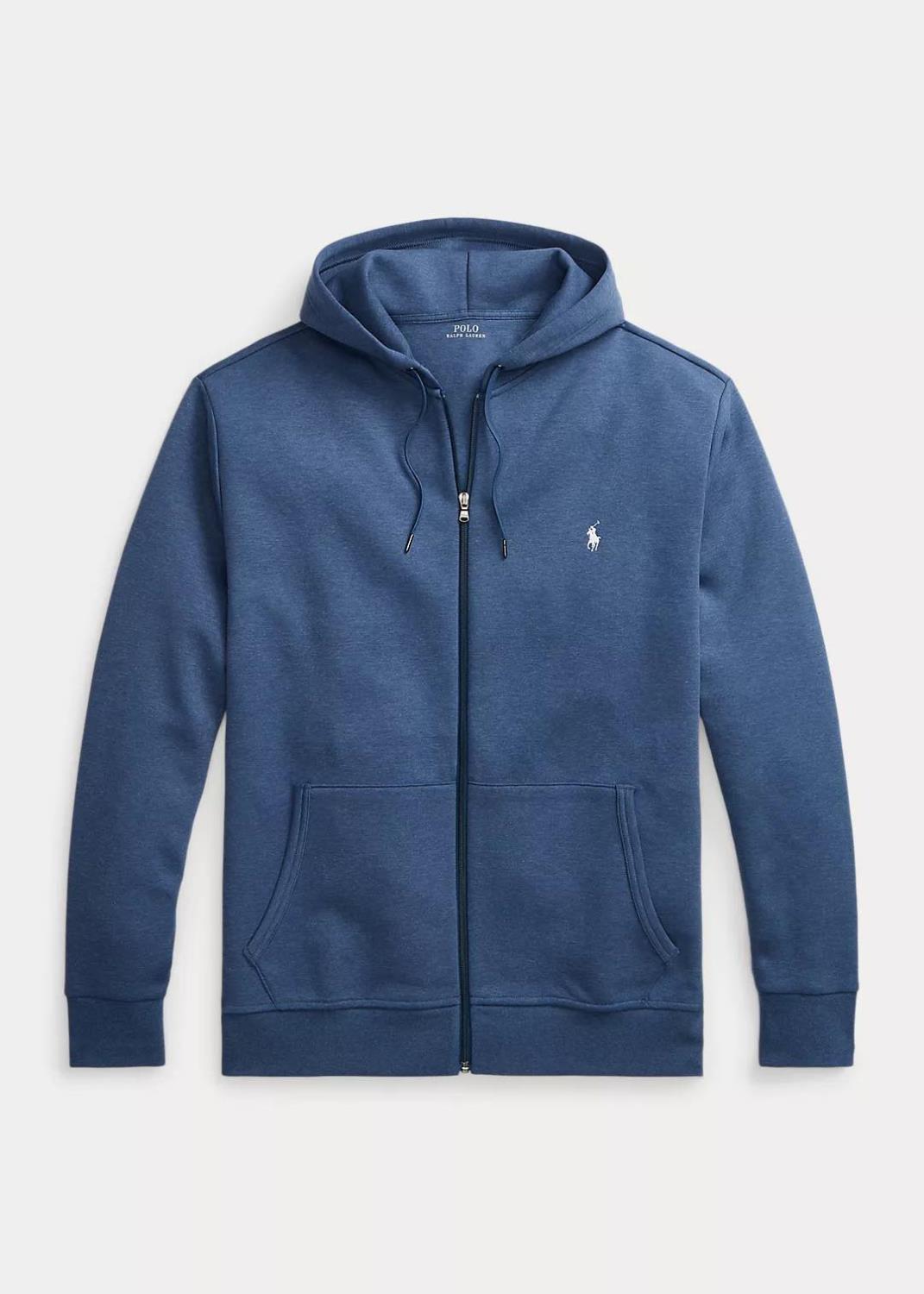 Polo Ralph Lauren College Zip hoodie - Derby Blue Heather