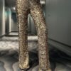 Camilla Pihl Dali Sequin trouser - Champagne