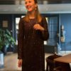 Part Two Darleen Dress - Mole Metallic