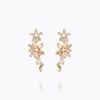 Caroline Svedbom Melia earrings Gold Crystal/Golden Shadow