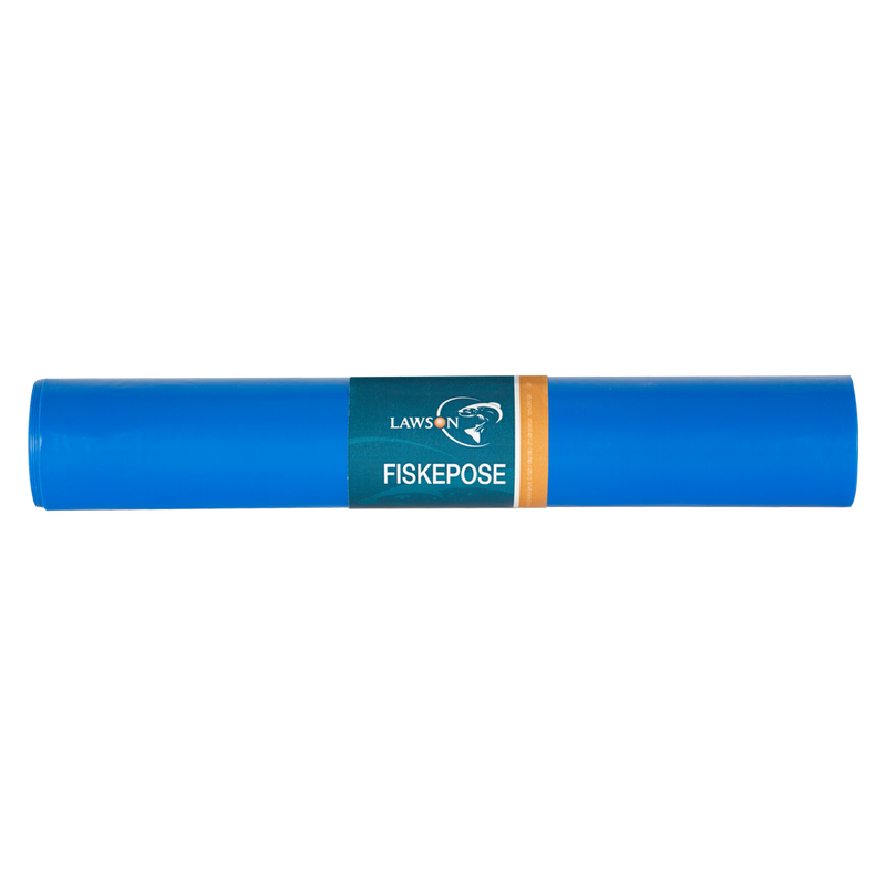 Fiskepose på rull L Bredde 30 cm og 10 m lang