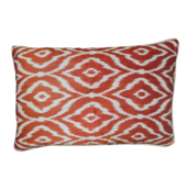 LIVELY Putetrekk Silky Orange Ikat Silk 40x60