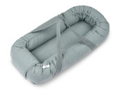LIEWOOD babynest Gro seersucker, Blue fog