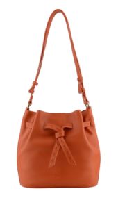 POURCHET PARIS veske Ruban medium - Orange