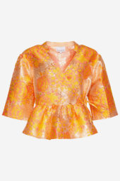 NOELLA bluse Neva yellow/rose mix