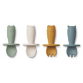 LIEWOOD bestikk Avril Baby - Faune Green Multi Mix