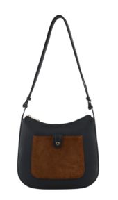 POURCHET PARIS veske Bride Nubuck - Marine