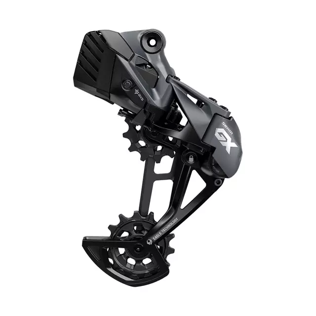 SRAM Rear derailleur GX Eagle AXS 12 speed Overload Clutch protection Lunar Grey graphics