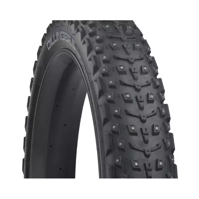 45NORTH Dillinger 5 26 x 4.6, Studded Fatbike Tire - 120tpi Tubeless Folding