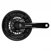 Shimano  Kranksett FC-TY501 170mm 48/38/28T, 6/7/8-delt, m/besky