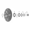 Shimano Sprocket Wheel 10TB/12TD 12Spd CS-M9100