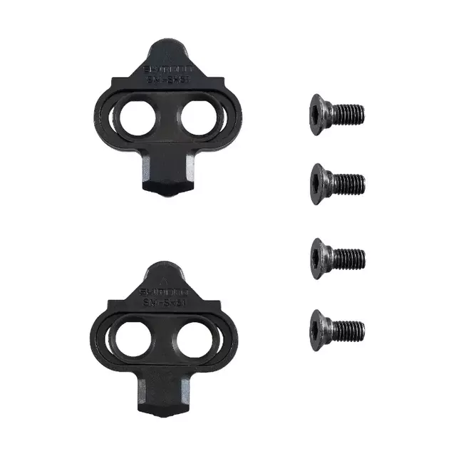 Shimano SM-SH51 pedalkloss-sett for enkeltutløsningsmodus (par), uten klossmutter