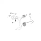 SRAM Pulley wheels Eagle GX Standard bearings and inner cage