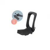 URBAN IKI Child seat Junior bike seat Bincho Black/Bincho Black 5-10 years (max 35 kg)