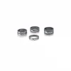 XLC AS-A02 avstandsstykker 1 1/8" – 5/10/15 mm, titanium