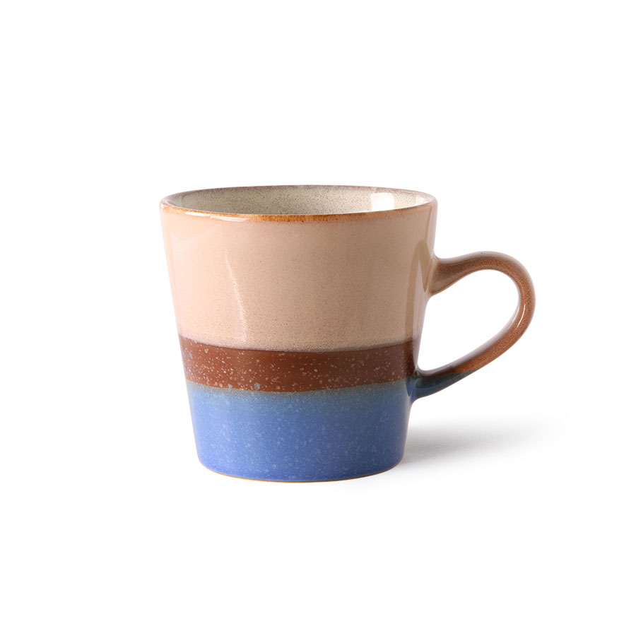 70s ceramics: americano mug, sky