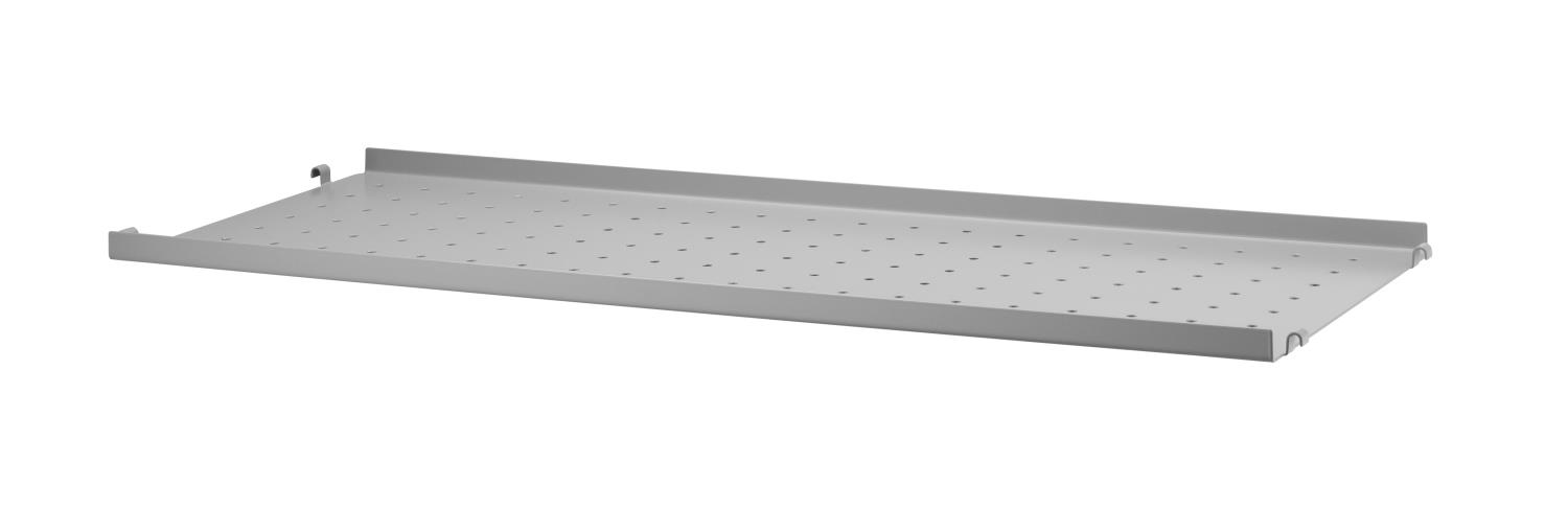 Metal Shelf Low w78 x d30 cm Grey 1pk