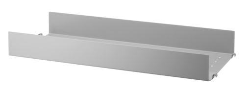 Metal Shelf High w58 x d20 cm Grey 1pk