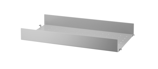 Metal Shelf High w58 x d30 cm Grey 1pk