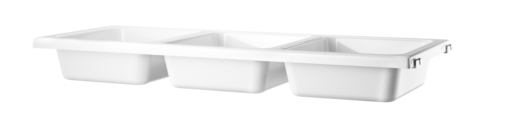 Bowl shelf w78 x d30 cm White 1pk
