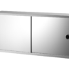 Cabinet with Two Mirror Doors w78 x d30 x h37 Grey 1pk