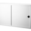 Cabinet with Sliding Doors w78 x d30 x h42 cm White 1pk