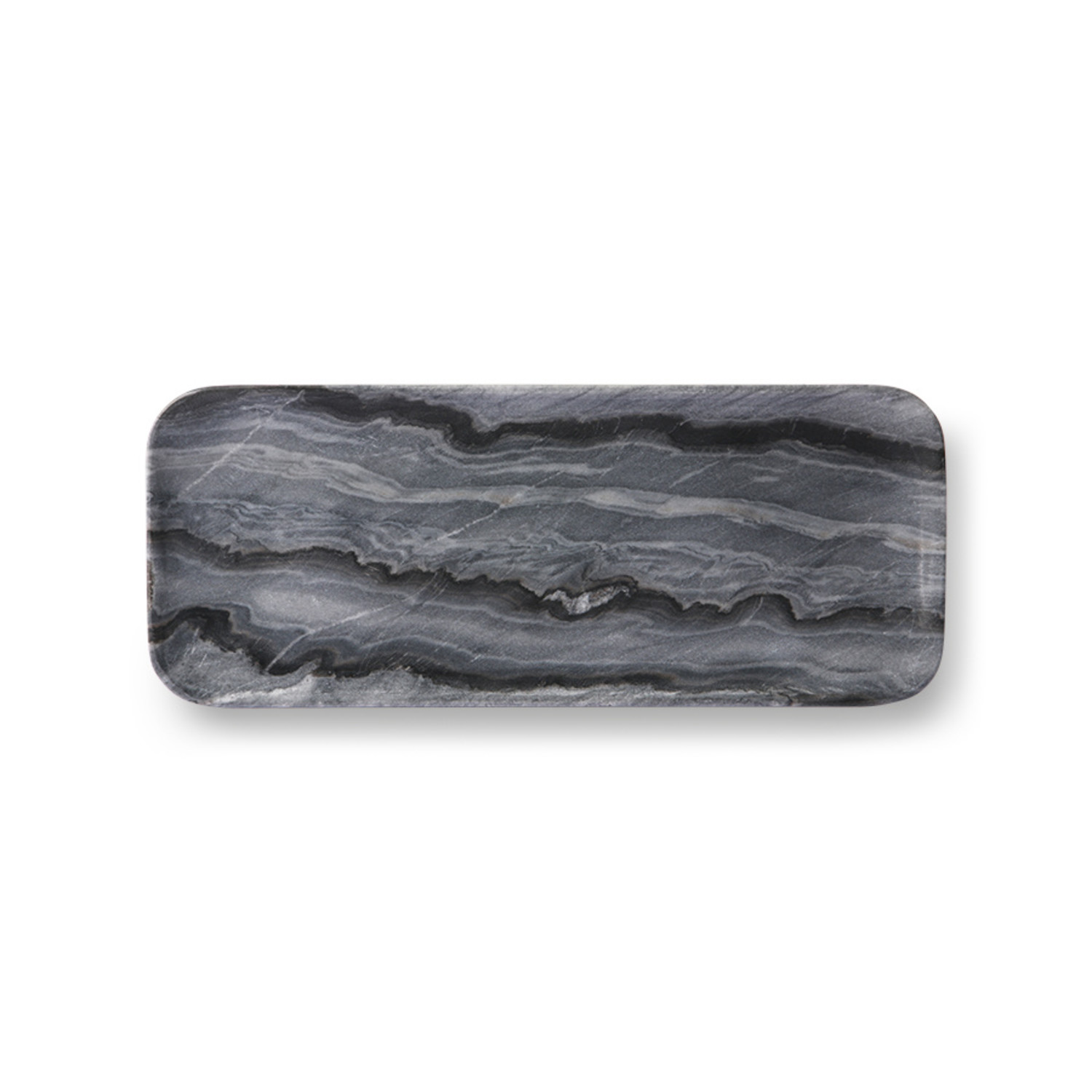grey marble tray