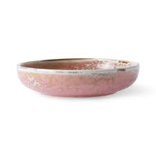 home chef ceramics: deep plate rustic pink