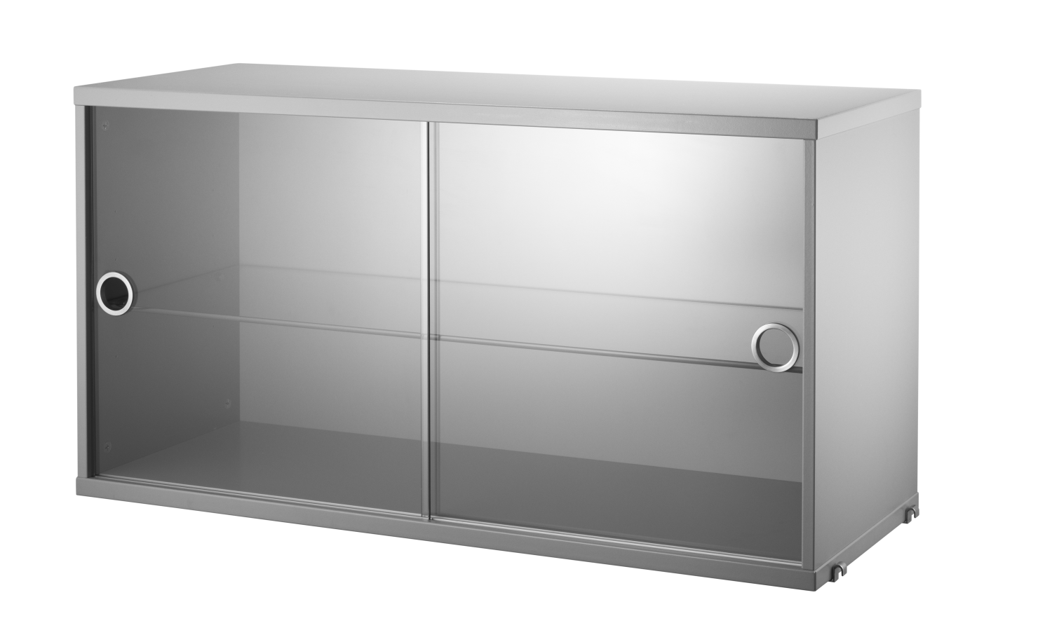 Display Cabinet w78 x d30 x h42 cm Grey