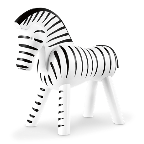 1) Zebra sort/hvit