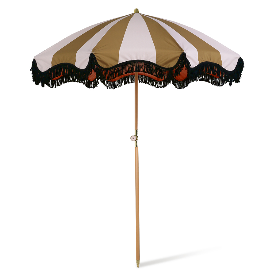 Balkong eller Beach parasoll - classic nude/mustard