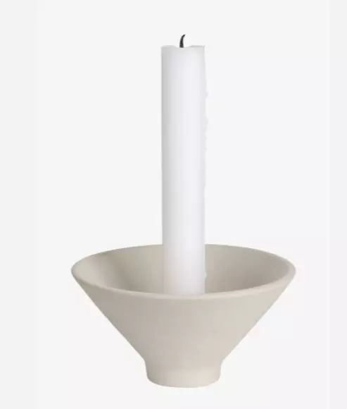 Lysskål med pigg, naturvit