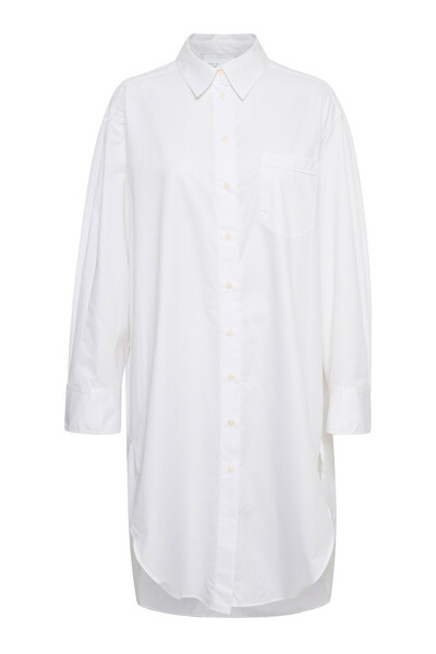 DeliKB Shirt dress hvit