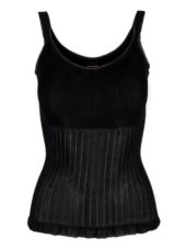 VINTAGE CAMISOLE PURE SILK svart