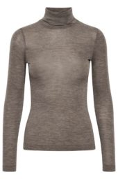 FangIW Rollneck Brown melange