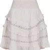 Donna S Voile Skirt Ivory