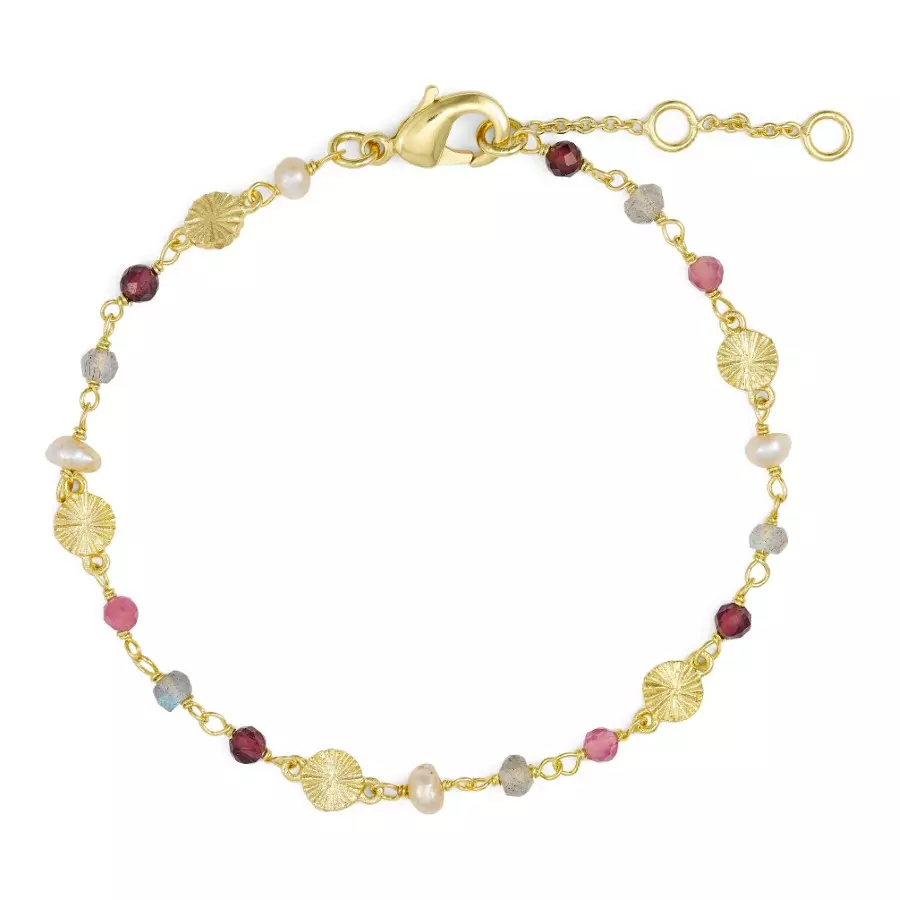 Armbånd med multinatursteiner